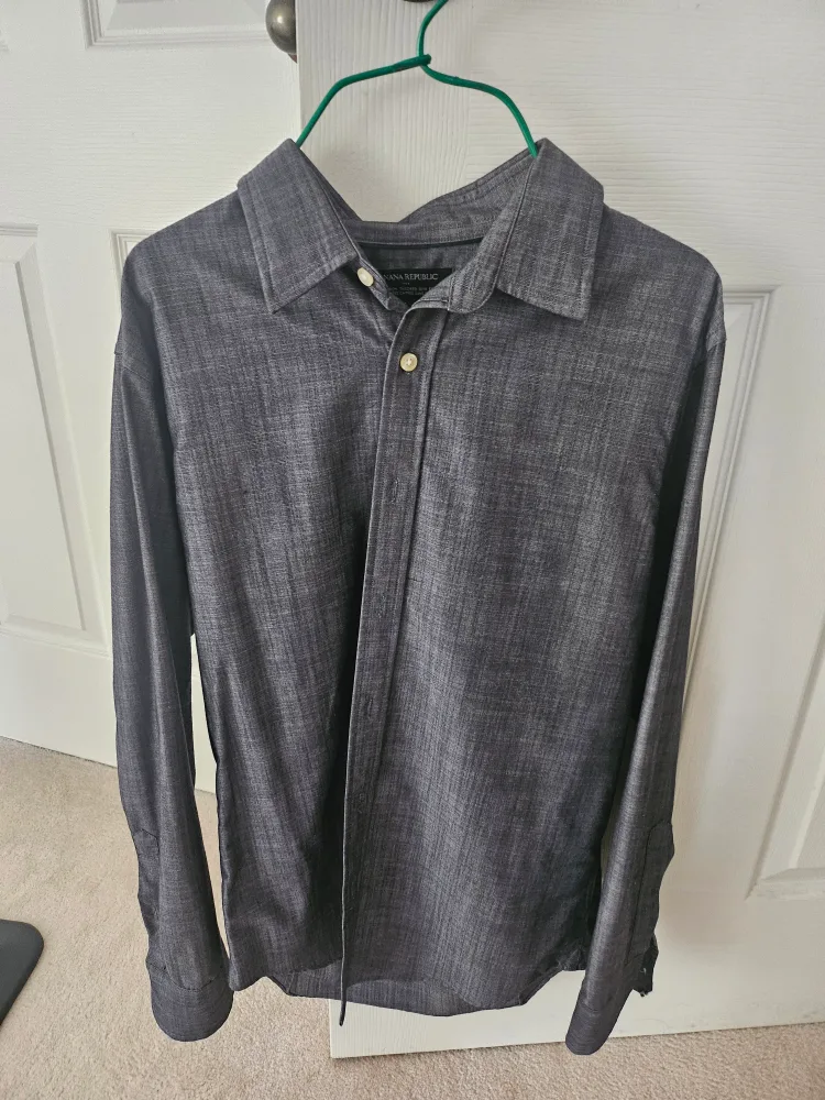 Banana Republic Non-Iron Tailored Slim Fit Shirt - S thumbnail