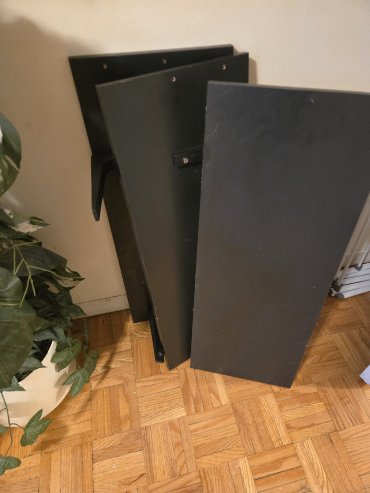 Black Shelves - 10x28 inches