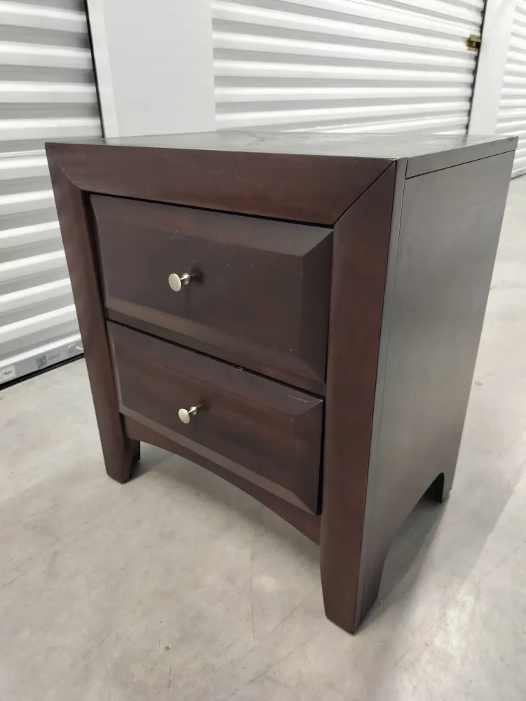 Brown Wood Nightstand - 60x40x68 cm thumbnail