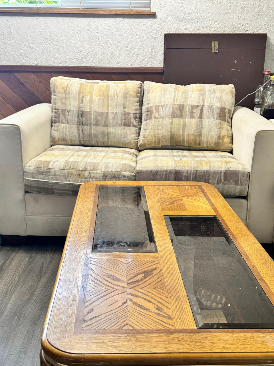 Vintage Sofa Set with Coffee Table - photo 3