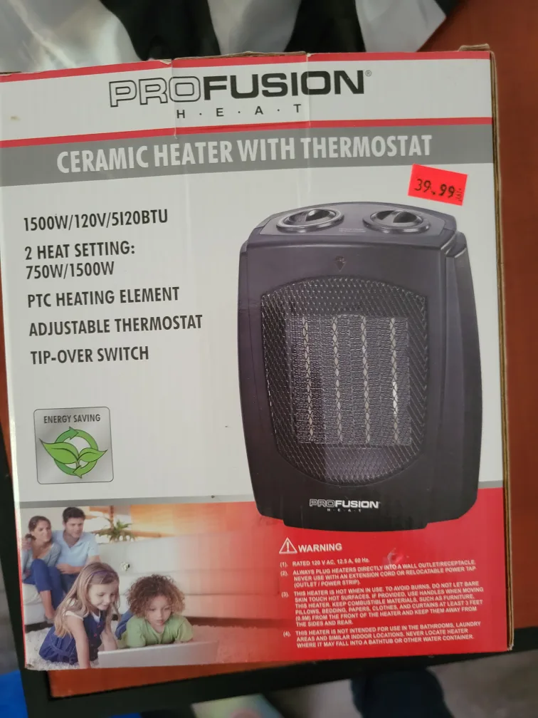 ProFusion Heat Ceramic Heater with Thermostat thumbnail