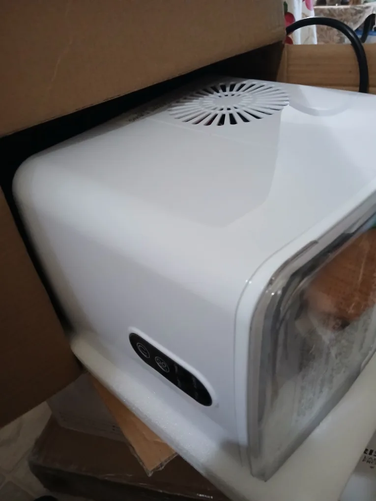 New Countertop Ice Maker 9chewable Cubes Ready 6mins image indicator(10)