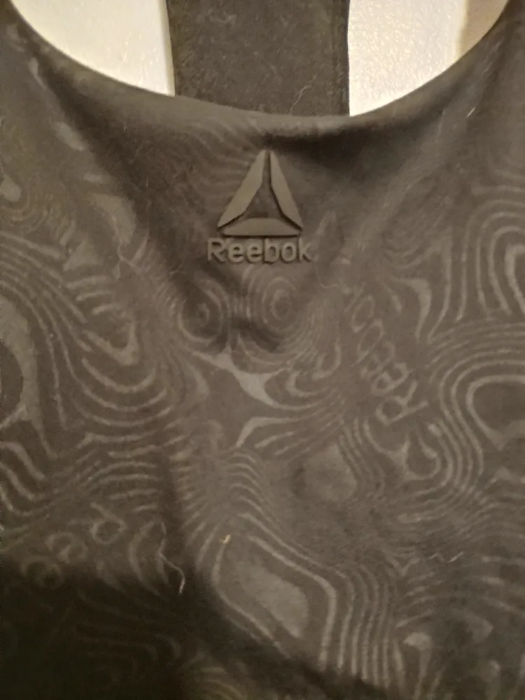 Reebok Black Sports Bra crop top Large image indicator(3)