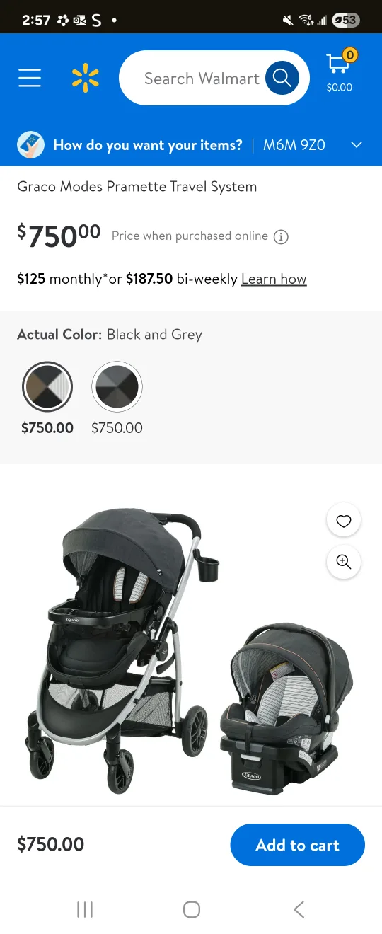 *Like New* GRACO Modes Pramette Travel System (Carseat included) image indicator(6)