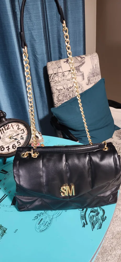 Steve Madden Black Shoulder Bag thumbnail