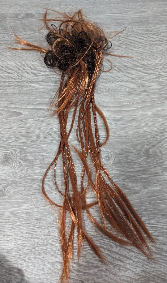 Hair Bun Extension - Brown thumbnail