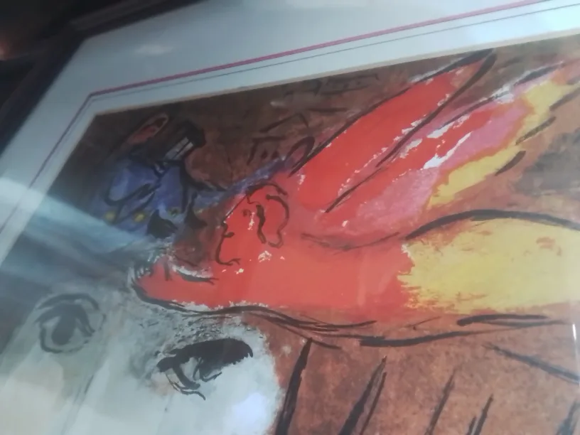 French Litho on Paper Signed Marc Chagall 55/550 image indicator(6)