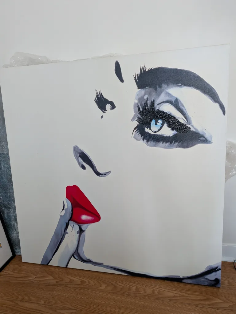 Stunning Large Art Canvas 48" X 48" 🇨🇦 thumbnail