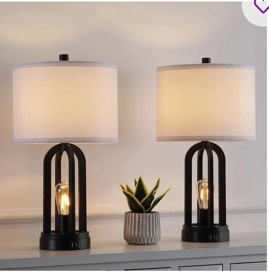 Wade Logan Bulbs Set of 2 Table Lamps thumbnail