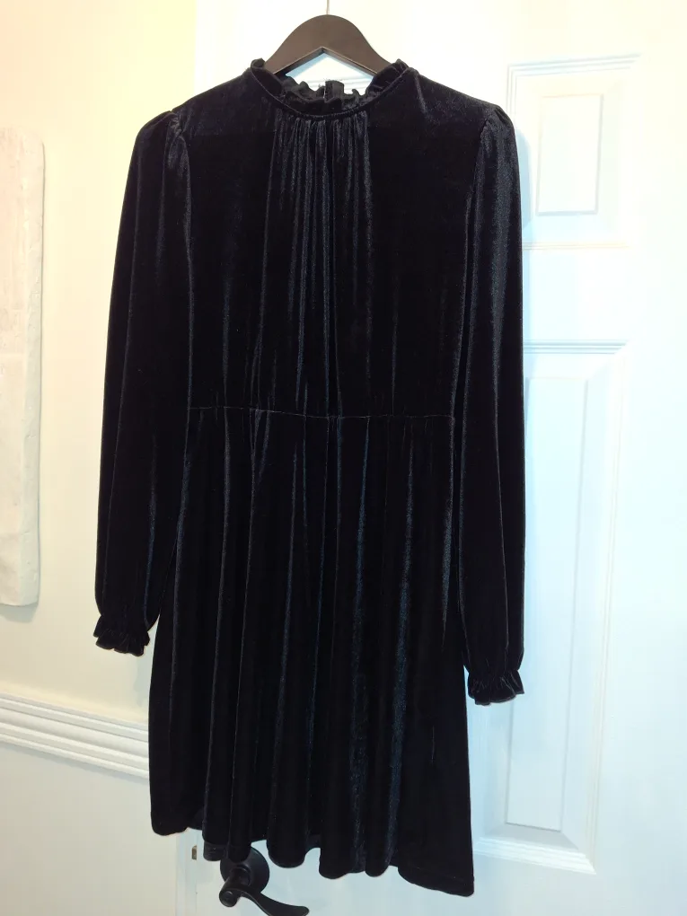 Black velvet dress image indicator(2)