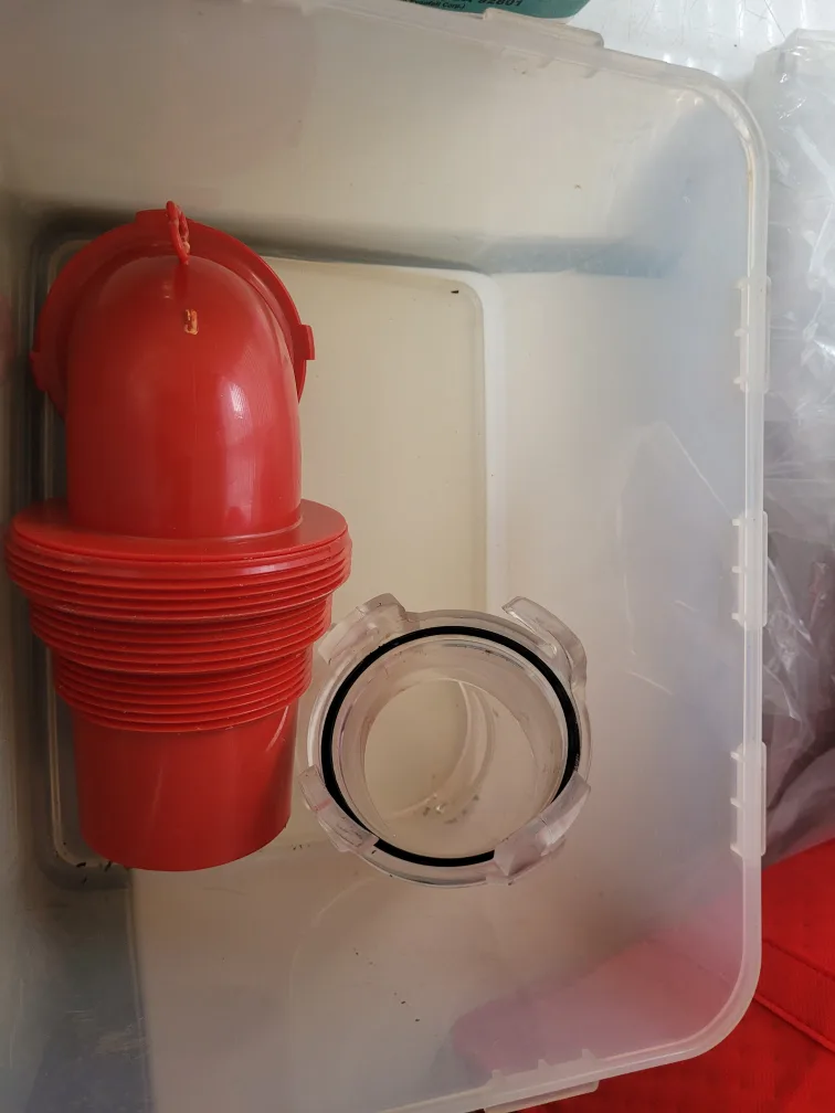 RV Plumbing Parts - Red & Clear thumbnail