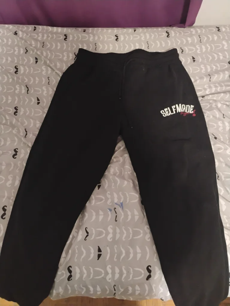Selfmade Black Sweatpants - Size Medium thumbnail