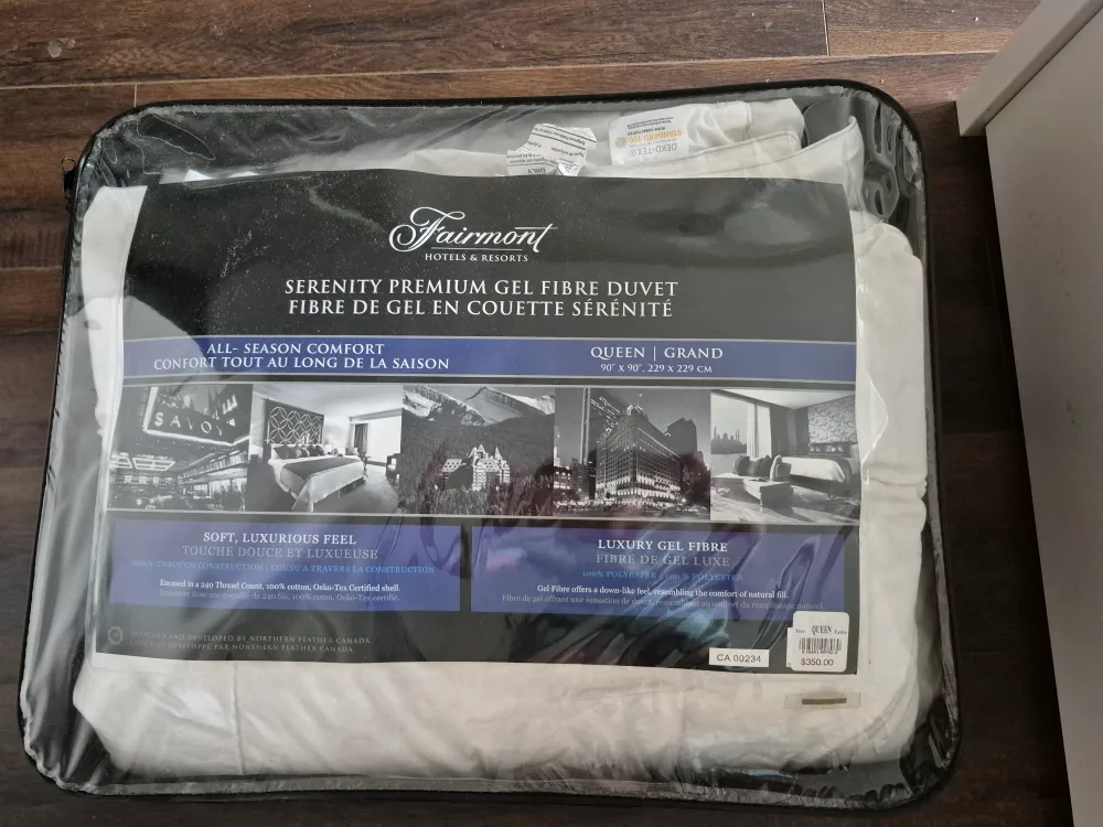 Fairmont Serenity Premium Gel Fibre Duvet - Queen Size thumbnail