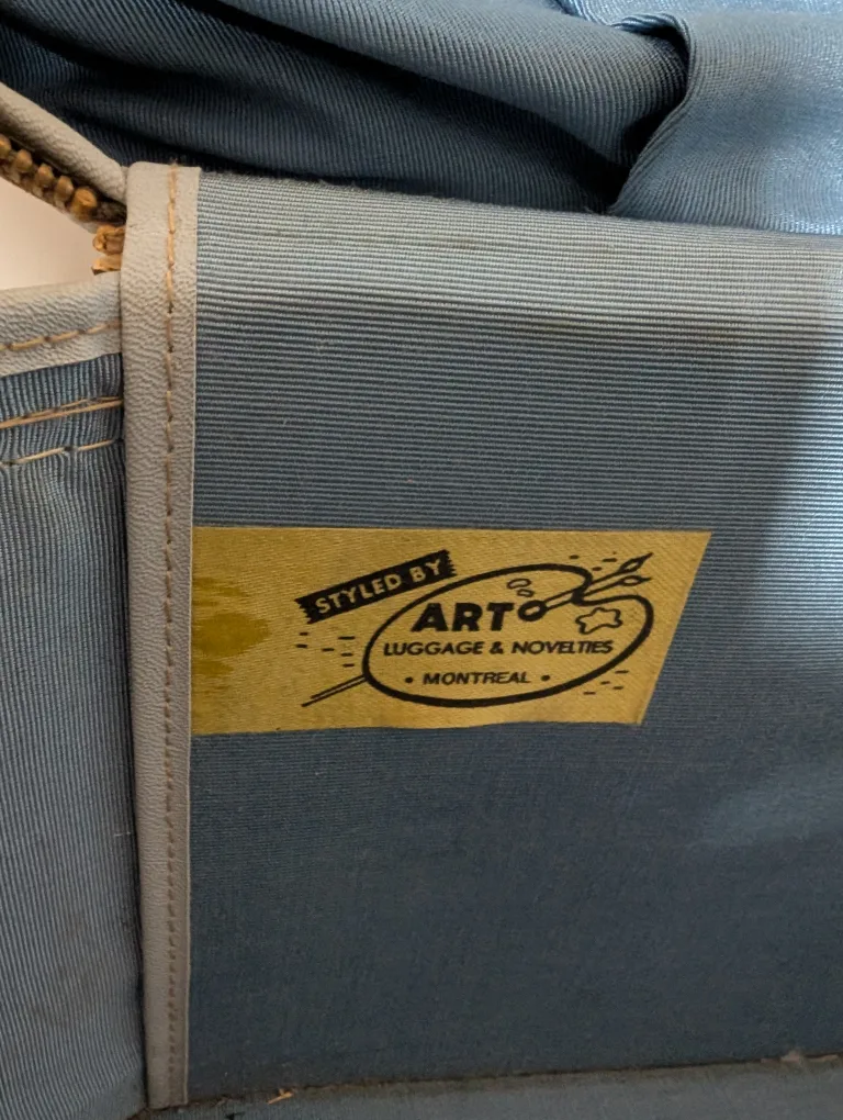 Vintage Brown Croc-Embossed Hat Box image indicator(7)