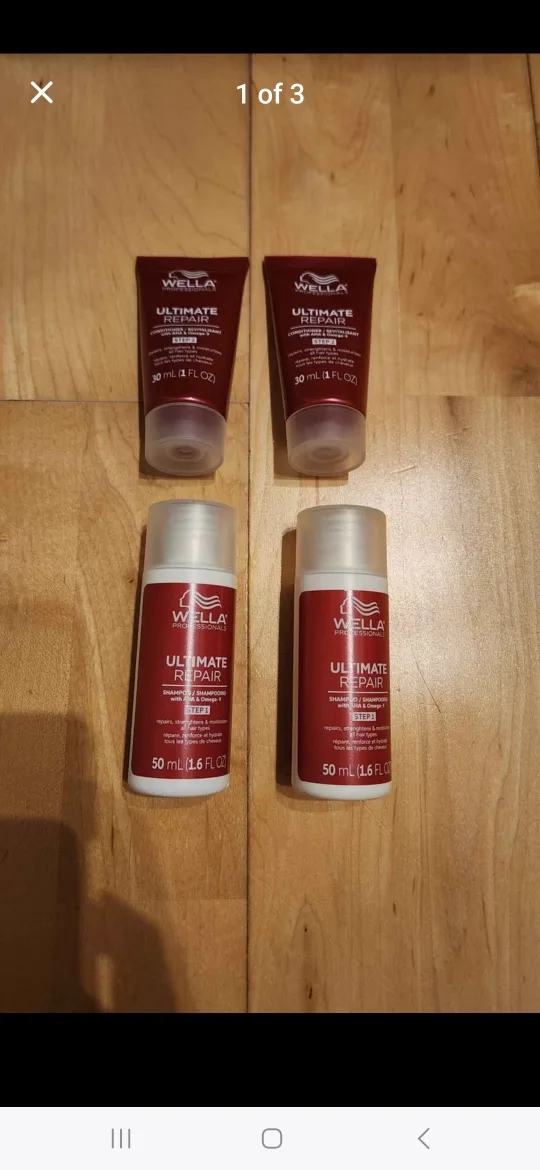 WELLA Professionals Ultimate Repair Shampoo/ Conditioner Samples thumbnail