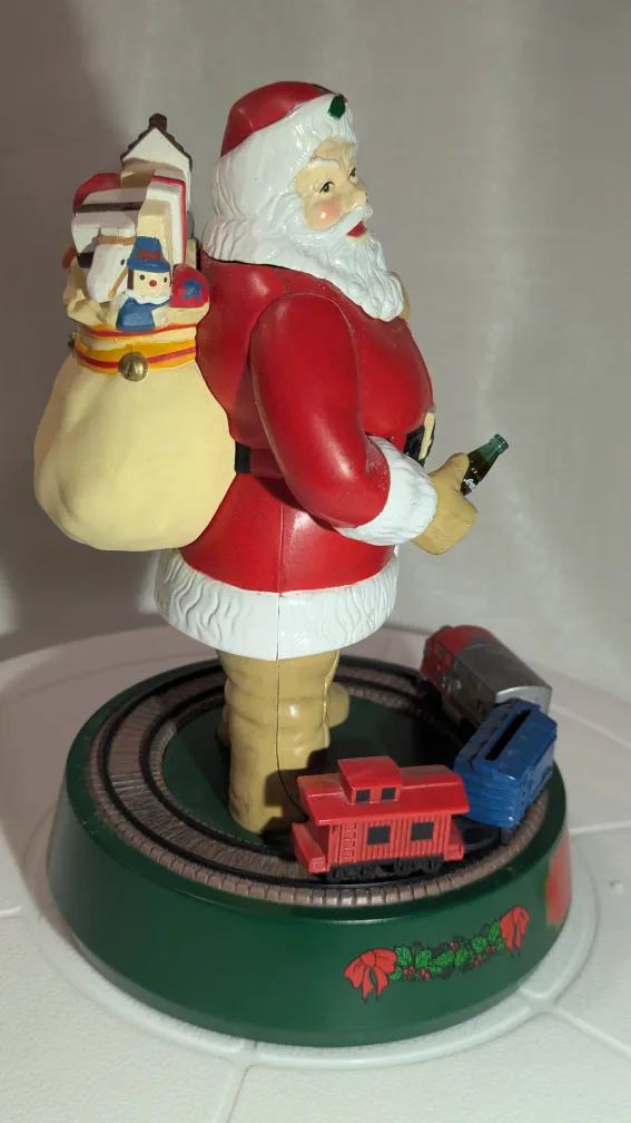 Coca-Cola Santa Claus Die Cast Animated bank 🇨🇦 image indicator(5)