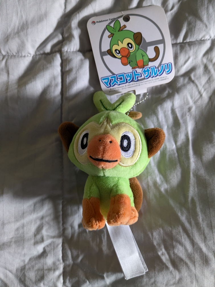 Pokemon Grookey Mascot Plush