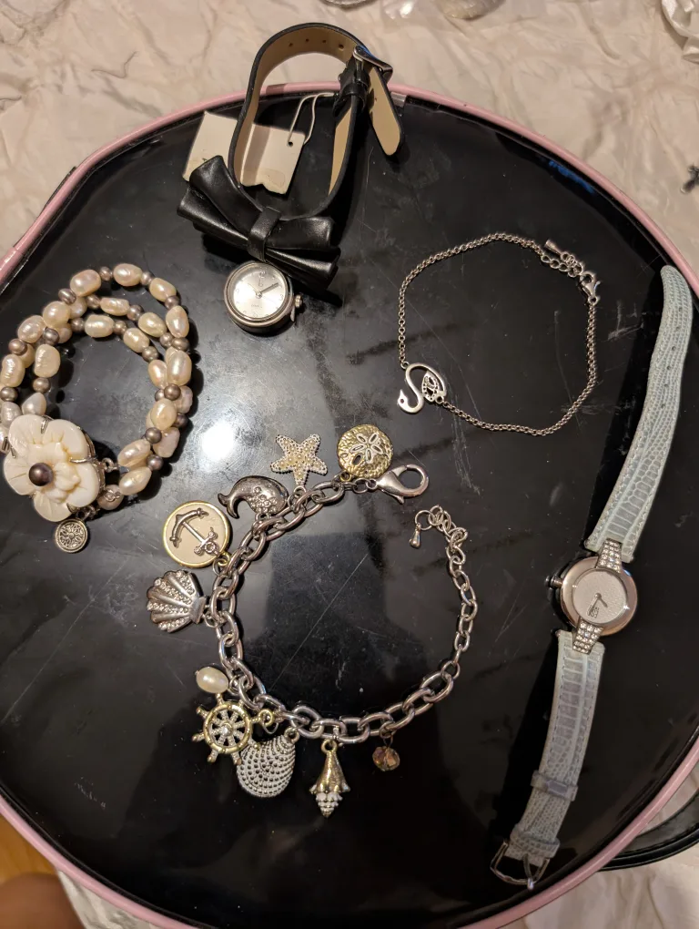 Assorted Jewellery Lot - Bracelets & Watch thumbnail
