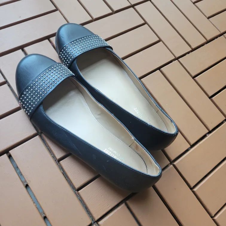 Naturalizer N5 Comfort Black Flats - Size 8.5 Narrow thumbnail