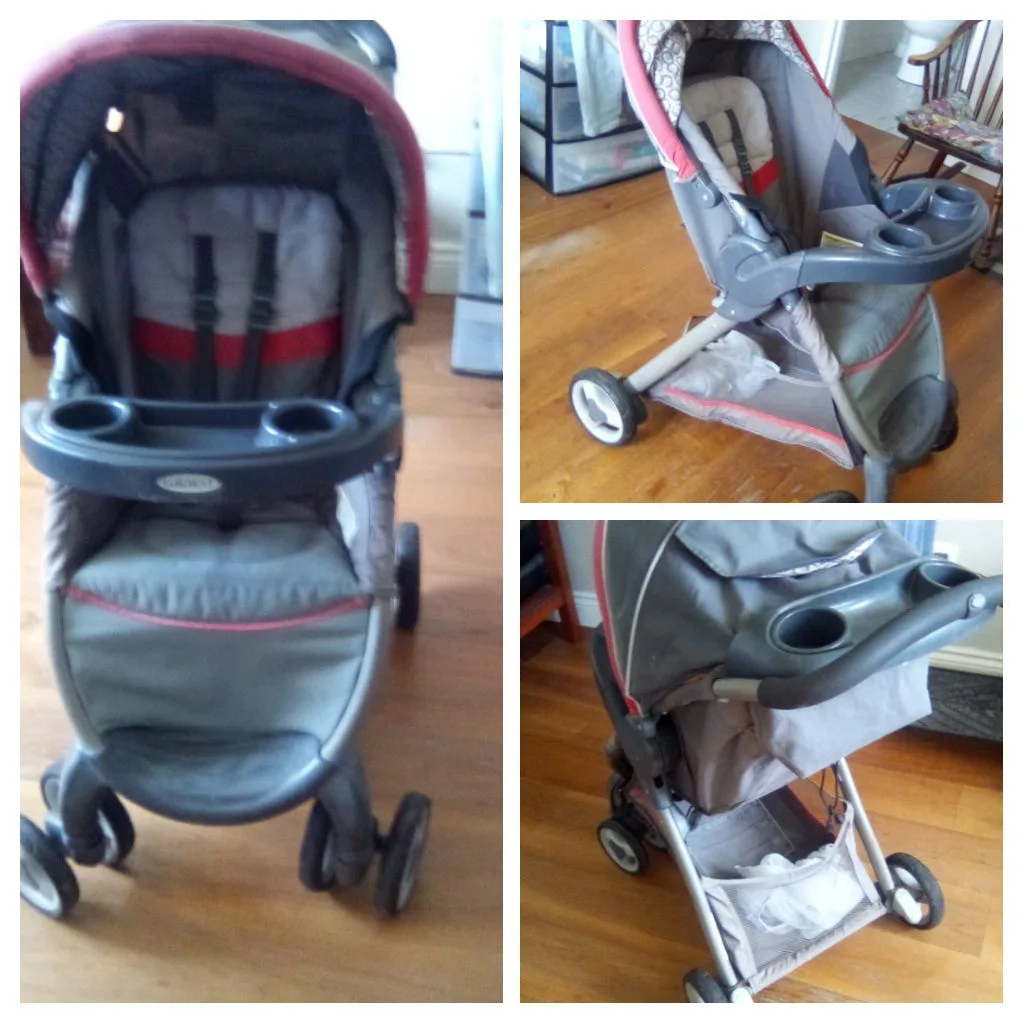 Graco stroller-perfect for navigating city streets/park trails thumbnail