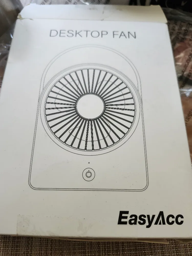 EasyAcc Desktop Fan - Black thumbnail