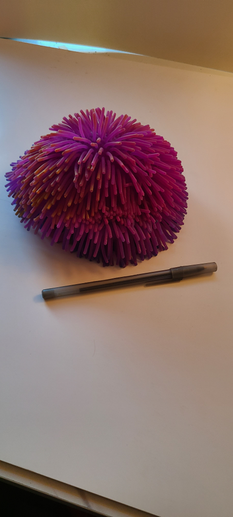 large koosh ball - purple and pink