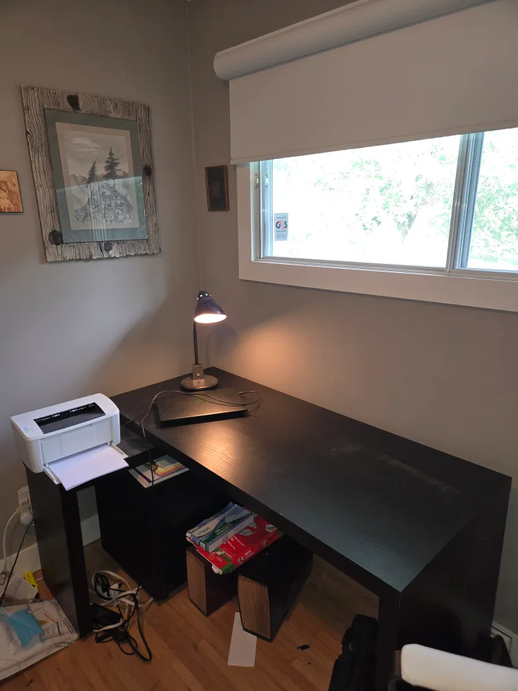 IKEA desk and chair set thumbnail