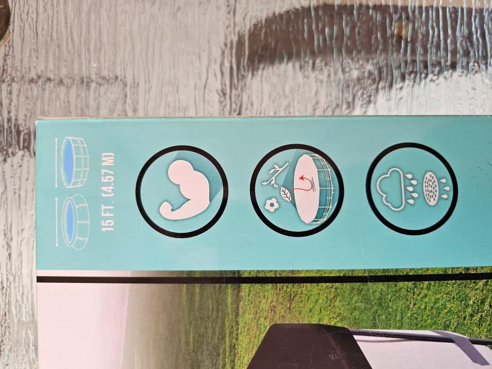 Flowclear Bestway Steel Pro MAX 15ft Pool Cover - NEW image indicator(2)