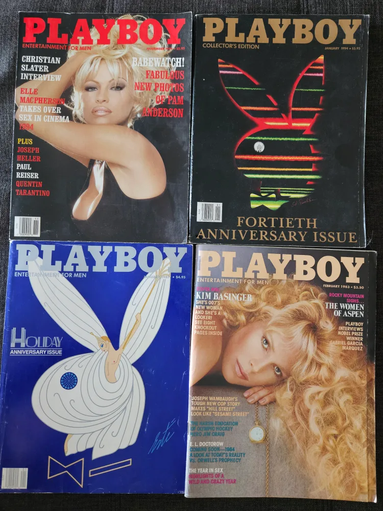 Playboy Magazines Marilyn Monroe, Pam Anderson, Kim Basinger thumbnail