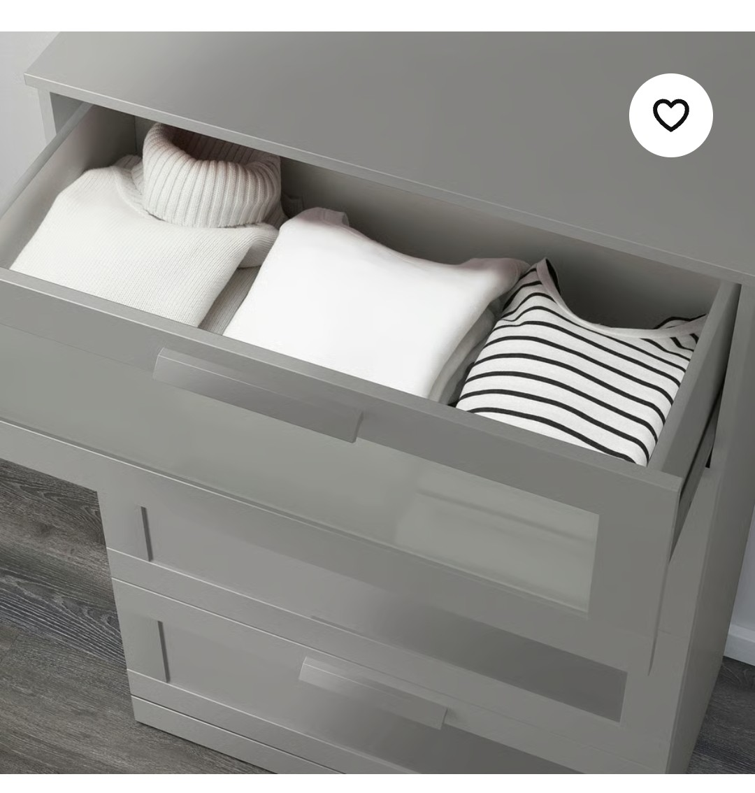 IKEA Hemnes Grey Chest of 4 Drawers