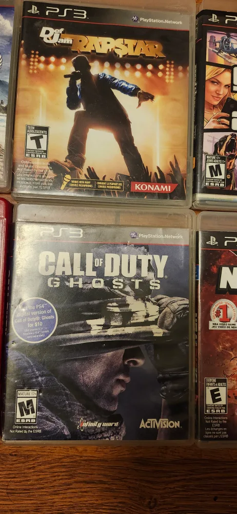 PS3 GAMES WITH 2 CONTROLLERS  $60 or obo image indicator(3)