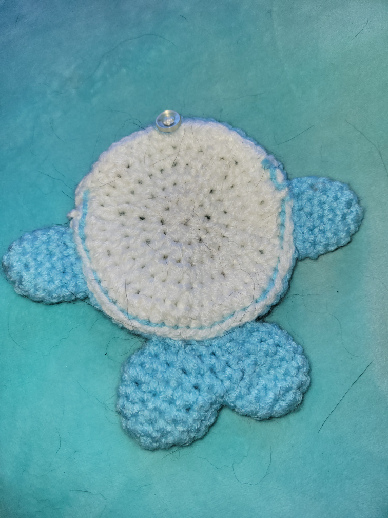 crocheted whale pouch - photo 2