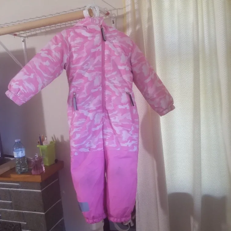 Pink Camo Snowsuit - Size 98 thumbnail