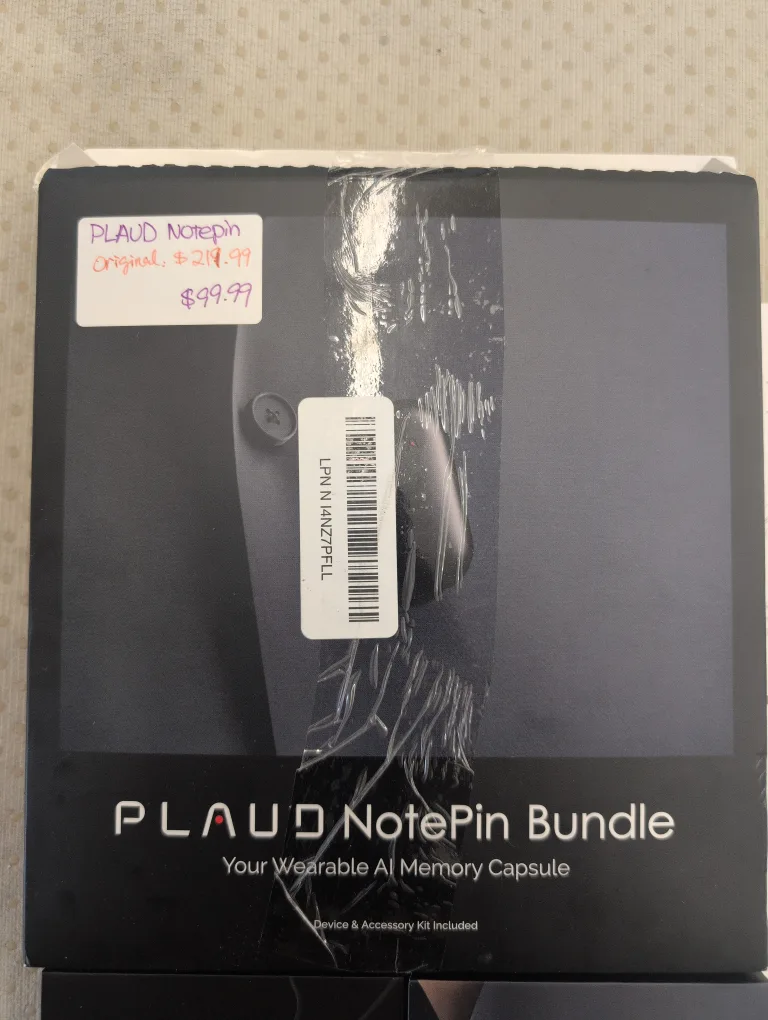 New PLAUD NotePin Bundle - Wearable AI Memory Capsule thumbnail