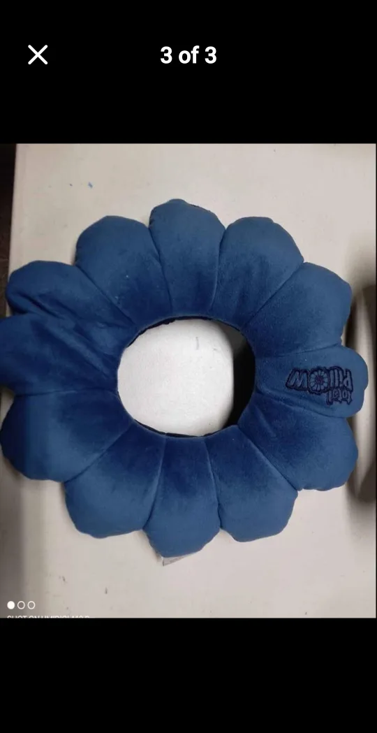 New neck & knee Pillows set Blue thumbnail