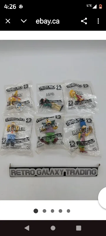 6 The Simpsons year 2009🌠20th Anniversary Figures - Sealed image indicator(7)