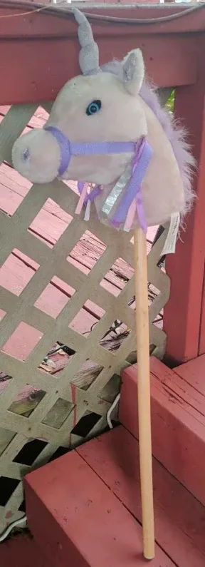 Toys R Us Unicorn Hobby Horse thumbnail
