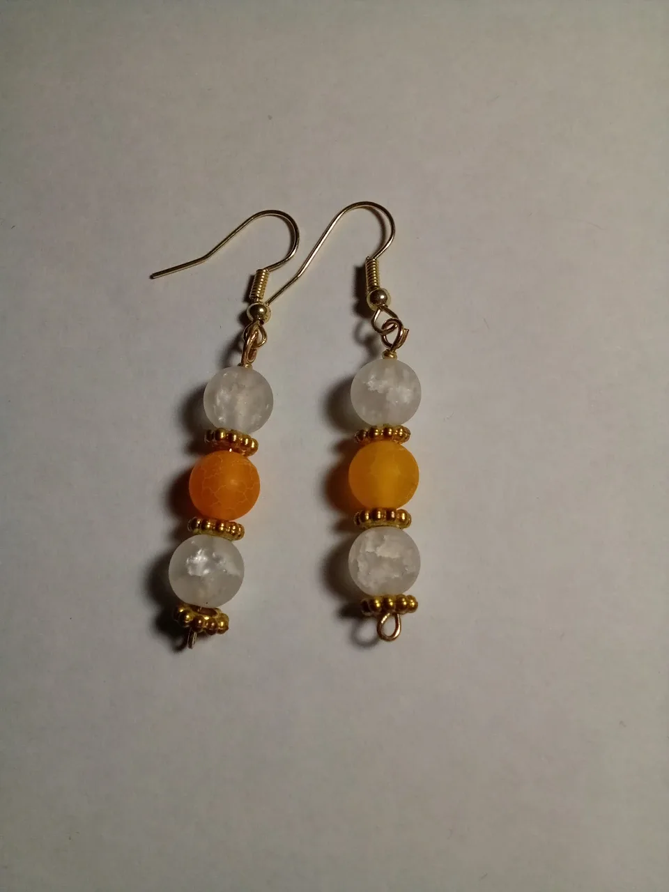 Handmade beaded earrings thumbnail