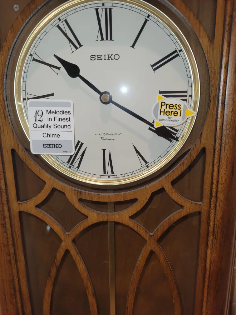 Seiko Melodies in Finest Quality Sound Wall Clock image indicator(4)