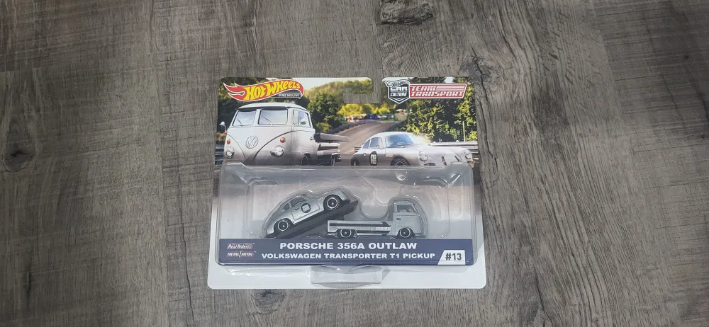 Hot Wheels Porsche 356A Outlaw & VW Transporter T1 Pickup thumbnail