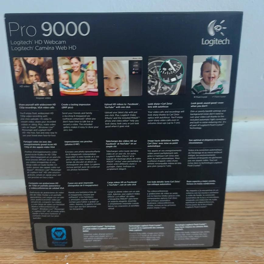 Logitech Pro 9000 HD Webcam - Sealed new in Box image indicator(2)