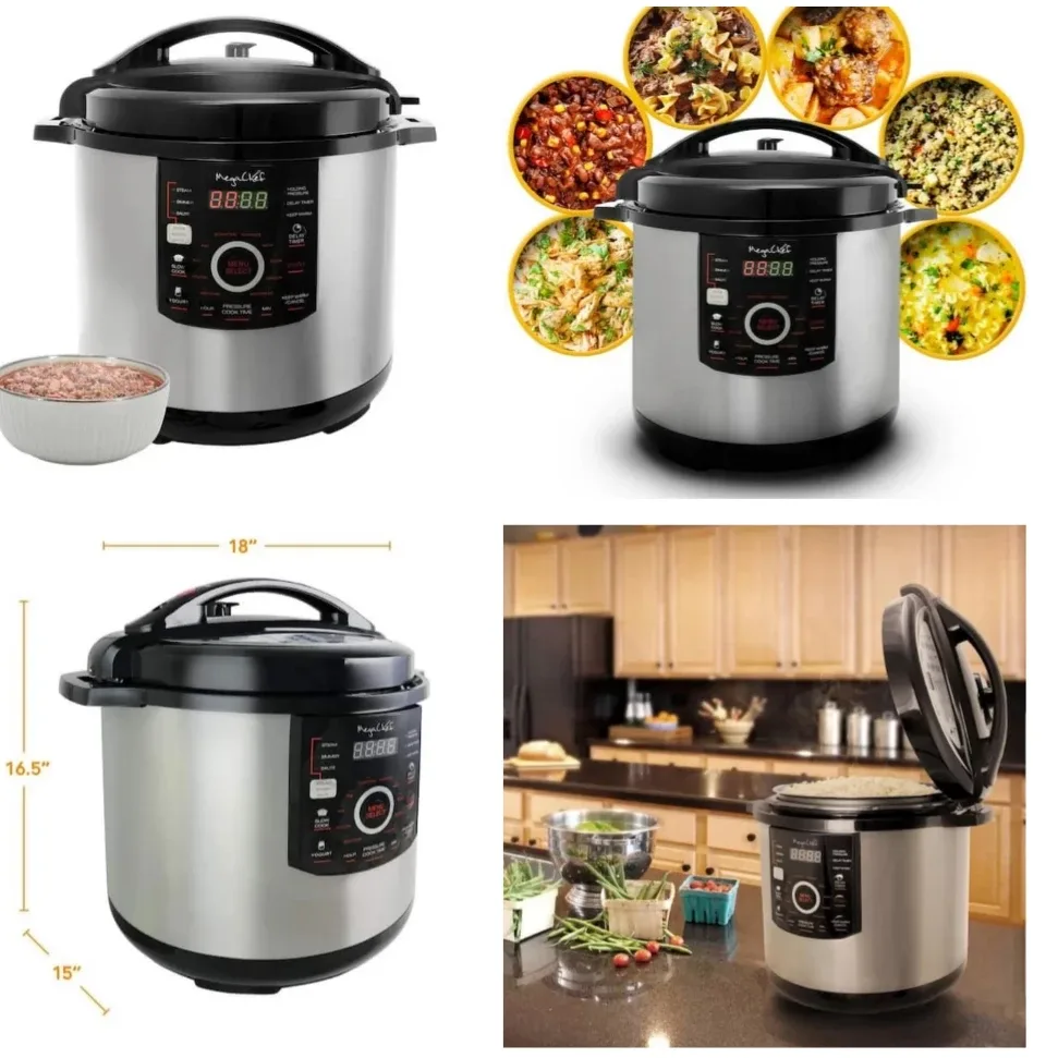 MegaChef 12Qt Electric Pressure Cooker thumbnail