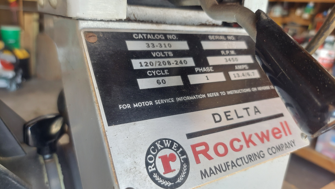 Rockwell/Delta Radial Arm Saw Model 33-310 - photo 2