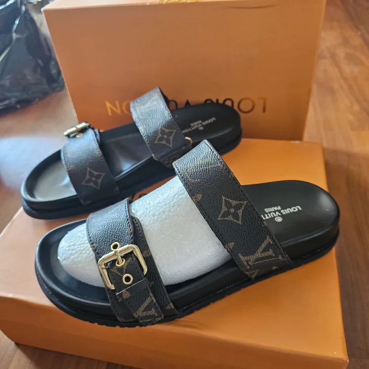 Louis Vuitton Sandals Size 8 with Box thumbnail