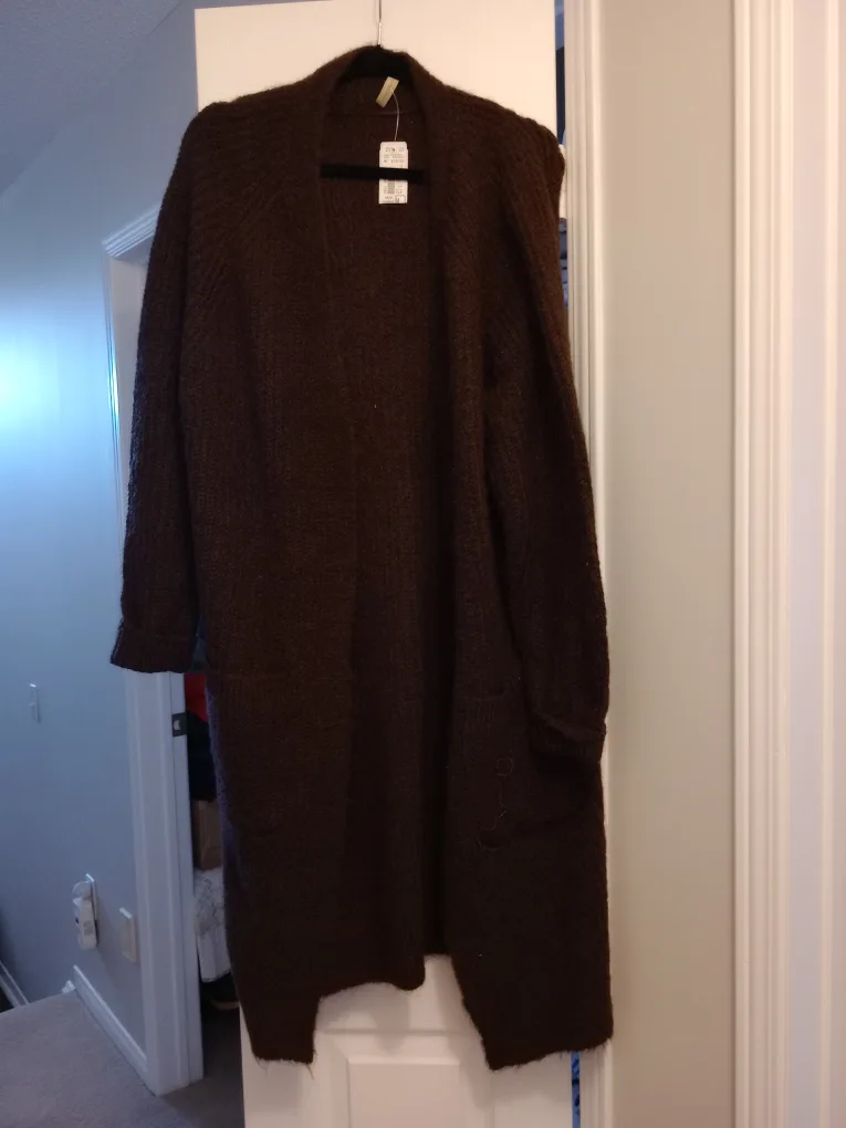 NEW-Soya Concept Brown Cardigan Size M thumbnail