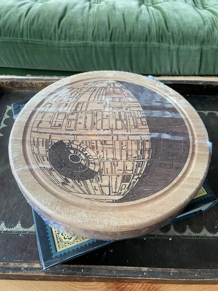 New Star Wars Death Star Cheese Board thumbnail