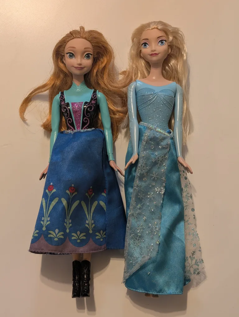 Disney Frozen Anna and Elsa Dolls thumbnail