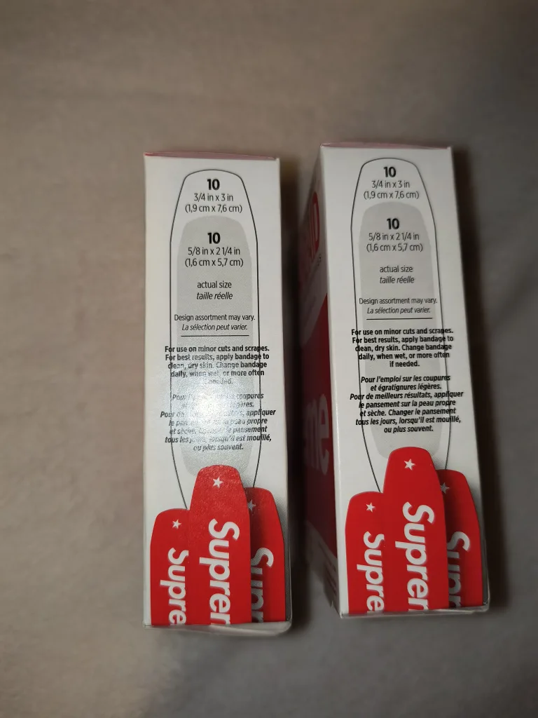 SUPREME Band-Aids - New Sealed image indicator(2)