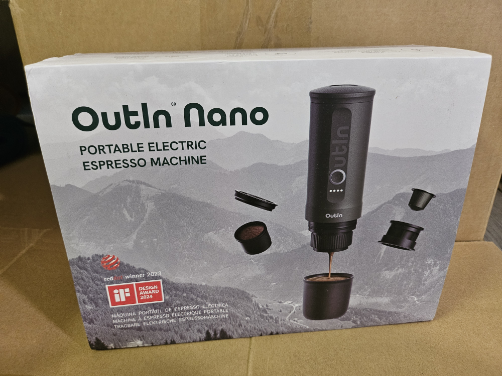 Outin Nano Portable Electric Coffee Machine full set - New