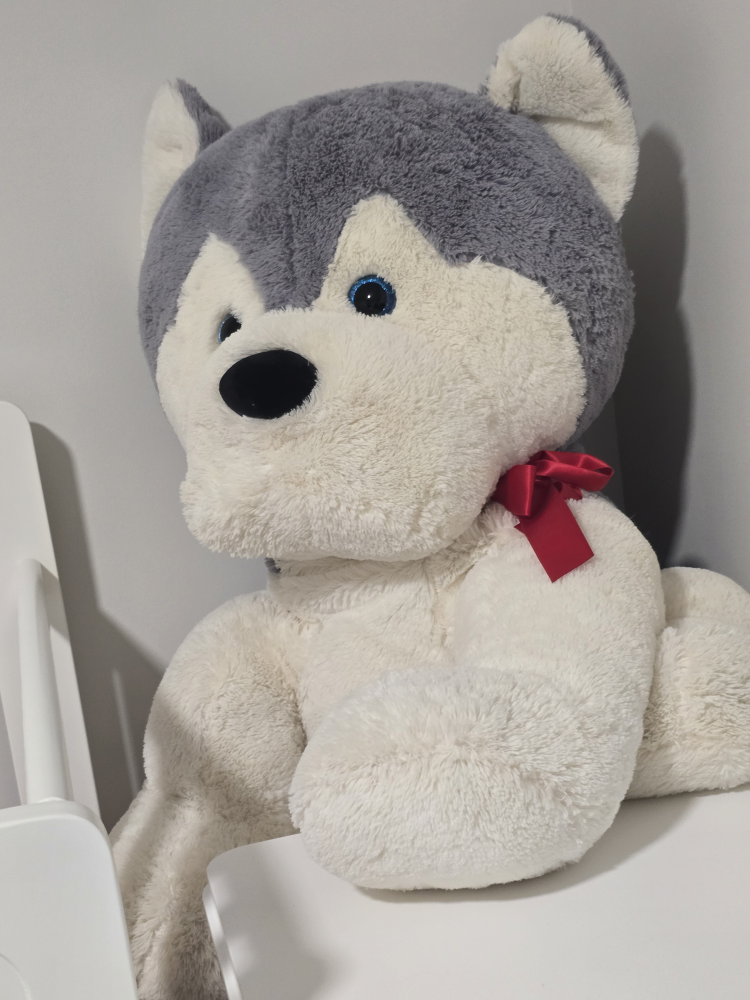 Large Husky Plush Toy - photo 3